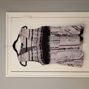 DKNY Fit and Flare Sleeveless Top